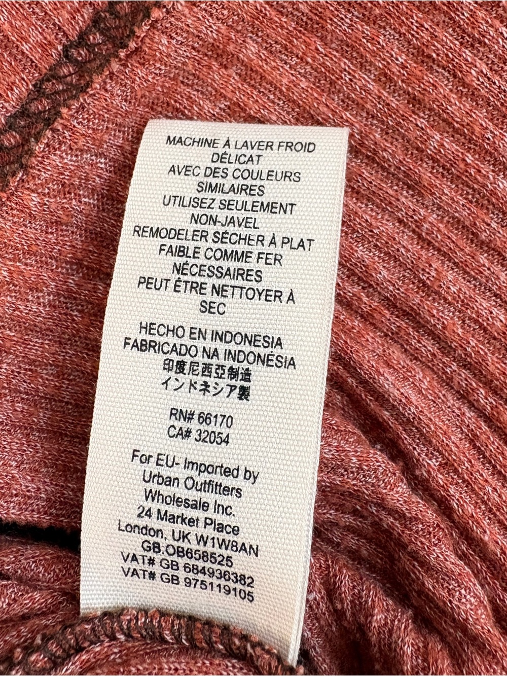We The Free Thermal Tee Ribbed Tunic Top Sz S Slouchy Boho Asymmetrical Hem - Picture 7 of 10